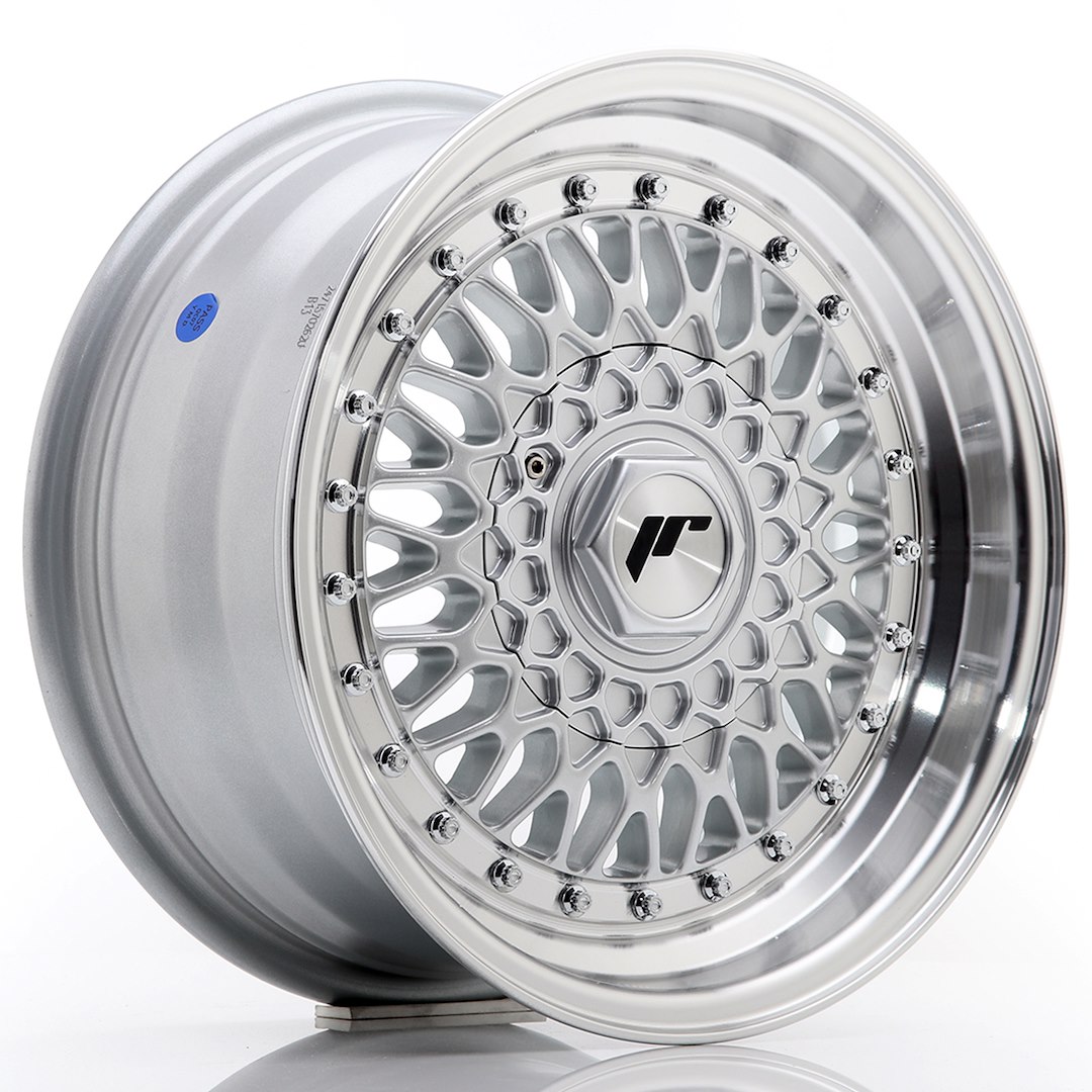 Japan Racing JR9 -vanteet – 15″x7″ – Custom – Silver Japan Racing JR9 -vanteet - 15"x7" - Custom - Silver